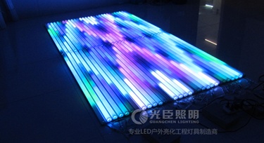 關于LED護欄管中的色溫的問題