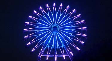 摩天輪亮化燈具：LED護(hù)欄管 為專屬而生