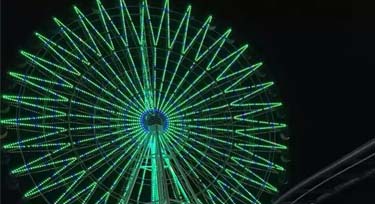 LED點(diǎn)光源用作摩天輪亮化 不比護(hù)欄管遜色