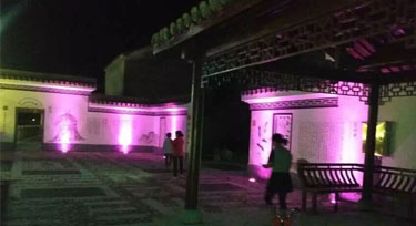 光臣大功率投光燈讓寂靜的村莊變得熱鬧非凡！