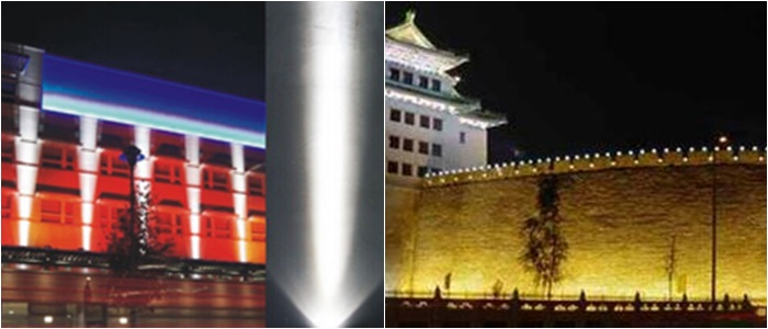 LED投光燈和泛光燈實際應用不同