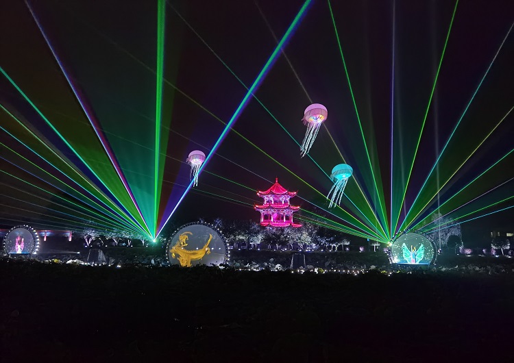 楓林花海夜景亮化